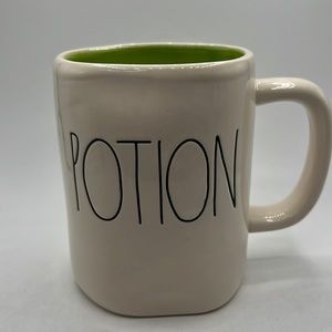 Rae Dunn Potion Mug Green Inside